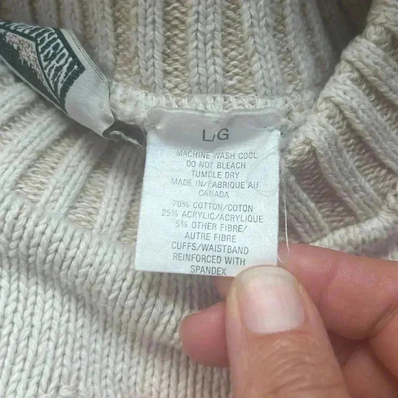 Serge Saint Yves | Vintage grey and white patterned knit sweater cardigan - Picture 7 of 11